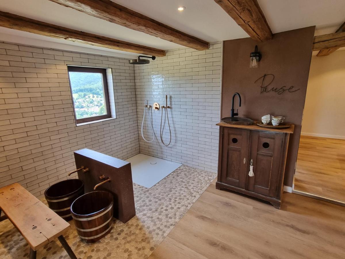 Villa Haus Am Berg Mit Wellnessbereich, Bar Und Panorama Bühlertal Esterno foto