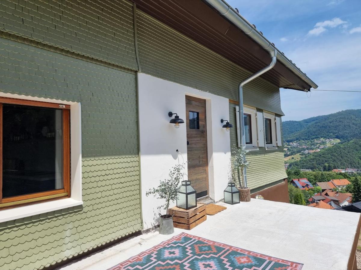 Villa Haus Am Berg Mit Wellnessbereich, Bar Und Panorama Bühlertal Esterno foto